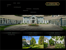 Tablet Screenshot of landmarkne.com